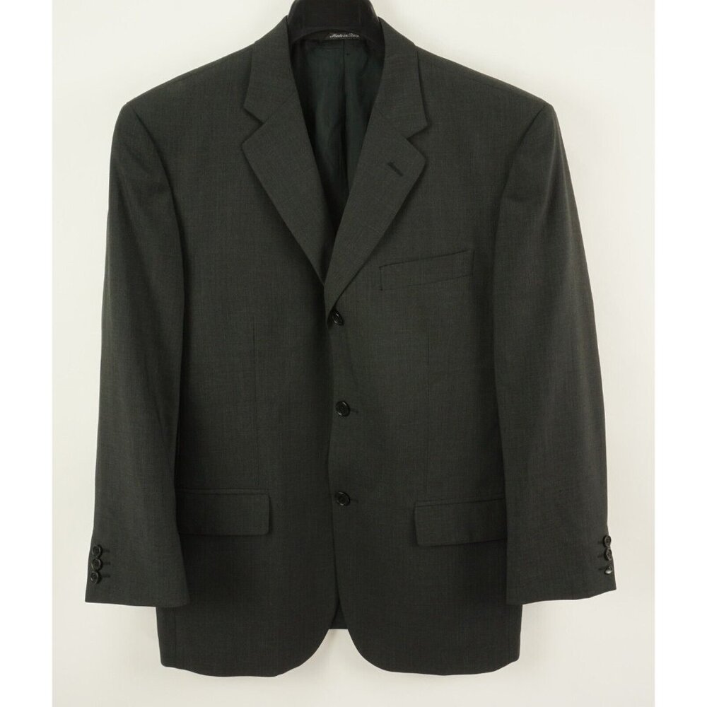 Recent Missoni Mens 40S Gray Lightweight Woven Wool Three Button Ventless Blazer